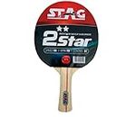 Stag 2 Star Table Tennis Racquet(Multi- Colour, 148 Grams, Beginner)