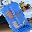 Sortieren Folding Vitamin Medizin Tablet Drug Pill Box Fall Tragbaren Behälter Organizer Tasche