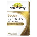 Nature's Way Beauty Collagen Mature Skin 60 Tablets Verisol + Vitamin A Natures