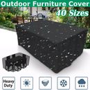 40 Sizes Waterproof Outdoor Furniture Cover Garden Patio Cube Table Chair Covers