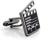 Hollywood Director's Film Clapboard Movie Slate Board Clapper Cufflinks