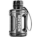 Ogetok Grande bouteille d'eau de 1,5 l avec poignée, anti-fuite, sans BPA pour vous assurer de boire assez d'eau tous les jours pour le fitness en plein air