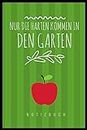NUR DIE HARTEN KOMMEN IN DEN GARTEN: A5 Notizbuch kariert | Gartenplaner | Gartenbuecher | Gartengeschenke für Gärtner | Hobbygaertner