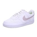 Nike Damen W Court Vision Lo Nn Low Top Schuhe, White/Platinum Violet, 38 EU