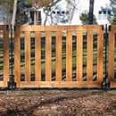 Zippity Outdoor Products ZP19075 Newberry Wood Fence Panel Kit, Perfect as a Small Dog Fence or Decorative Garden Fence, No Dig Install, 48” W x 32” H (2 Panels)