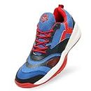 RXN Men's Super-court High Performance Lawn Tennis Shoes (Red/Blue, 7)