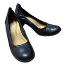 Clarks Collection Zapatos Mujer Talla 9 M Cuero Flexible Bombas Neiley Perla Negro