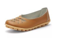Shoes Women's Leather Flats Comfortable Soft Nodule Sole