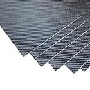 RJXHOBBY 600X600X1.5MM 100% 3K Full Carbon Fiber Plate Panel Sheet 1.5mm Thickness (Cross Grain, Matte Surface)