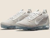 Nike Air Vapormax 2021 FK Womens US 10 Oatmeal Running Sneakers Shoes NEW ❤️