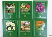 Lote de 6 libros nacionales de club de jardinería en el hogar verduras, flores, contenedores, Usado en excelente condición