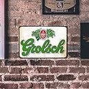 Vintage Grolsch Beer Posters Iron Painting Metal Tin Sign Plaque Wall Compatible with Bar Home Room Patio Balcony Artistic Works