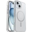 Otterbox Cover per iPhone 15 / iPhone 14 / iPhone 13 Symmetry Clear per MagSafe, resistente a shock e cadute ;sottile, testata 3x norme MIL-STD 810G, Trasparente, Senza Retail Package