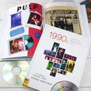1990s History of Music Personalised Newspaper Christmas Birthday Fan Gift Book