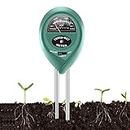 Soil Moisture Sunlight Ph Test Meter,Soil Tester Meter, 3-in-1 Test Kit for Moisture, Light & pH, for Home and Garden, Lawn, Farm, Plants, Herbs & Gardening Tools, Indoor/Outdoors Plant Care