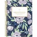 2024 Simplified by Emily Ley for AT-A-GLANCE® Weekly/Monthly Planner, 5-1/2" x 8-1/2", Lilac Floral, January to December 2024, EL18-200