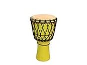Star Musical and Handicraft - Djembe 8 Inches Diameter X 16 Inches Height Hand Drums Percussions Musical Drum with Djembe Bag - Parrot Green (8 x 16 Inches) - Ideal for of 5 to 12 Age