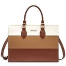 LOVEVOOK Purses and Handbags for Women Fashion Tote Bag PU Leather Satchel Shoulder Bag Top Handle for Lady