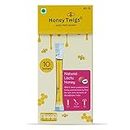 Honey Twigs Litchi Honey | 100% Natural & Pure Honey, 80gms (10 Single Sachets) | Grade A Honey - Traceable Source | Zero Additives | Zero Added Sugar | For Overall Immunity