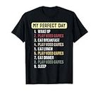 My Perfect Day Video Games T-Shirt Kids My Perfect Day Maglietta