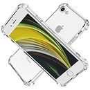 Cuoqing iPhone SE (2020) Case, iPhone 8 Case, Transparent Colour iPhone 7 Hull Case Soft TPU Mobile Phone Case for iPhone SE/iPhone 8 iPhone 7, Clear