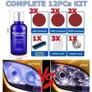 Car Headlight Lens Restoration Repair Kit Polishing Cleaner Cleaning Tool Clean