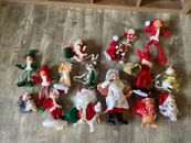 Annalee Dolls Christmas Lot of 17