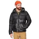 Marmot Men's Guides Down Hoody, Lightweight down jacket, warm winter puffy, water-repellent quilted coat, windproof functional jacket, packable outdoor jacket with hood