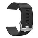 CellFAther® Replacement Wristband Strap compatible for Fitbit Blaze-Large Black (Not For Others)