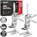 Kolvoii Labor Saving Arm Jack, 2 Pack Furniture Lifter with Two-Speed Drop Modes, Stainless Steel Multi-Function Height Adjustable Hand Jack Lift Tool