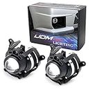 iJDMTOY OEM-Spec Projector Lens Fog Light Assemblies Kit w/ H11 Halogen Bulbs, Compatible With 2008-2015 Cadillac CTS, 2008-2012 Chevrolet Malibu, etc