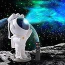 KEWYA Astronaut Projektion Lampe,Space Warrior Projektor,Schlafzimmer Starry Galaxy Nachtlicht mit Timer und Fernbedienung,360° einstellbar,Raumdekoration,Weihnachten,Geburtstag,Party Geburtstag