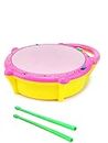 VGRASSP Flash Drum Toy with 2 Mallets for Kids | Multicolor 3D Lights | Dynamic Musical Instrument | Toy for Baby and Toddlers | Battery Operated Toy | for 2 3 4 5 6 Year Old Boys & Girls