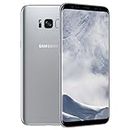Samsung Galaxy S8 - Smartphone libre (5.8'', 4GB RAM, 64GB, 12MP), Plata, - [Versión Alemana: No incluye Samsung Pay ni acceso a promociones Samsung Members]
