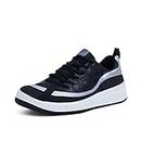 Plaeto Unisex Adult Ignite Black/Grey Multiplay Sports Shoes for Men & Women, 6 UK