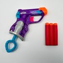 Nerf Rebelle Bliss Mini Girl Gun Blaster Dart Gun Purple Tested comes w/3 Darts