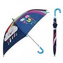 Destinio Umbrella for Kids; Stylish & Cute, Child Safe, 100% Waterproof; Kids Umbrella for Girls, Boys and Baby (Blue)