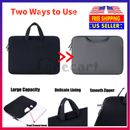 Laptop Sleeve Case Bag Cover Handle For MacBook Air Pro Lenovo HP Dell 14"/15.6"