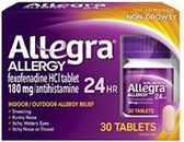 Allegra Allergy 24 Hour Non Drowsy 30 Tablets Indoor Outdoor Allergy Relief