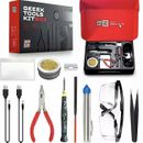 Geeek Tools Kit Box Soldering Kit with Soldering Iron - Complete DIY NEW SEALED