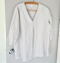 Poetry Long Sleeved Linen Top Size 18