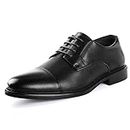 Mofri Men's Dress Shoes Size 12 Formal Oxfords Black Dress Shoes for Men Comfortable