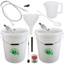 25 Litre Beer and Wine Making Brewing Premium Starter Kit with 2 Buckets