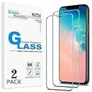 [2-Pack] KATIN Screen Protector For Apple iPhone 11, iPhone XR Tempered Glass Anti Scratch, Bubble Free, 9H Hardness, Easy to Install, Case Friendly