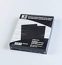 BNC Leather Texture Paper Presentation Covers Pack of 100, Black Color, Letter Size