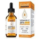 Premium 20% Vitamin C Serum For Face with Hyaluronic Acid, Retinol & Amino Acids - Boost Skin Collagen,Hydrate & Plump Skin, Anti Aging & Wrinkle Facial Serum 60ml