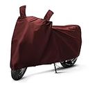 NG Auto Front Universal Full Body Cover for All Two Wheelers Upto 180 CC Bike, Scooty/Scooter Cover for Honda Activa 6G, Splendor Plus, Pulsar, Etc (Maroon)