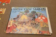 Juego de Cartón Pitufo Play Village - De Colección 1981 - Juegos Peyo Lakeside Usado