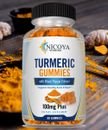 Turmeric Curcumin Gummies - Pain Relief, Joint, Brain, Energy & Heart Support