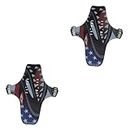 VANZACK 2pcs Mud Guard Captain Bands Soccer Tube Accesorios para Bicicleta Bike Cable Clips Trail Bike Protection Zombie Mask Cord Tree Stands for Accessories Mountain Bike Chain Riding